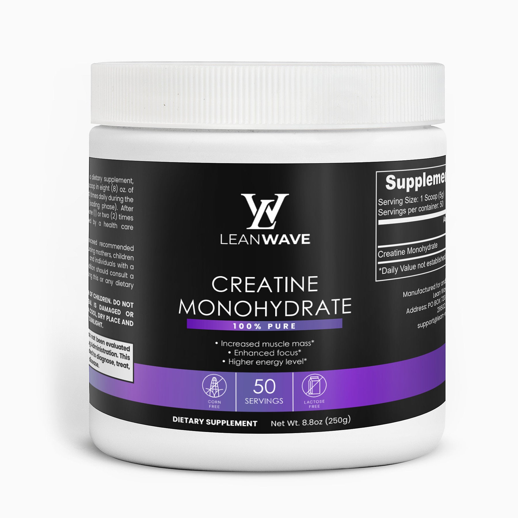 Creatine Supplement | Creatine Monohydrate | Lean Wave