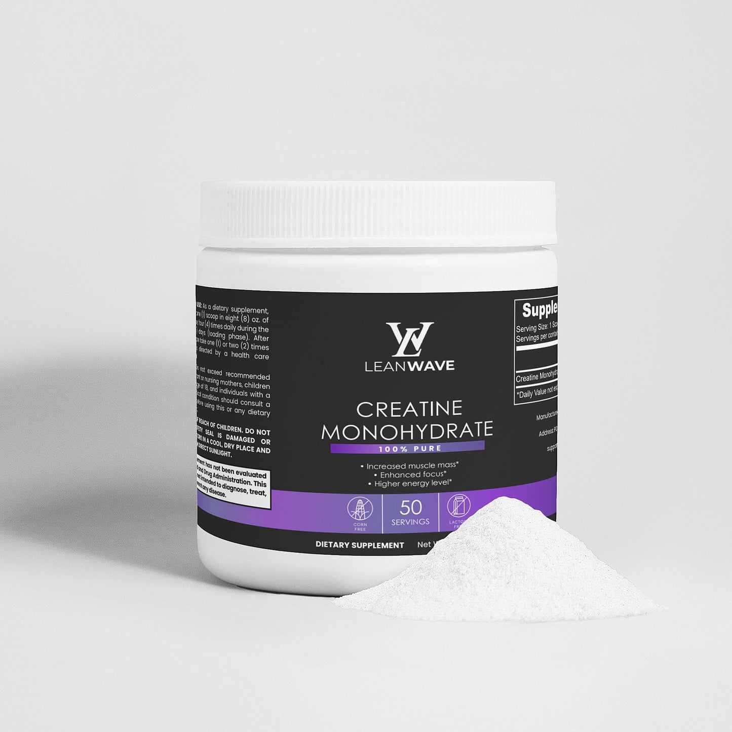 Creatine Supplement | Creatine Monohydrate | Lean Wave